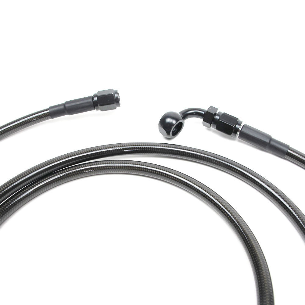 19 7/10 " Black/ Smoked Brake Line-50cm