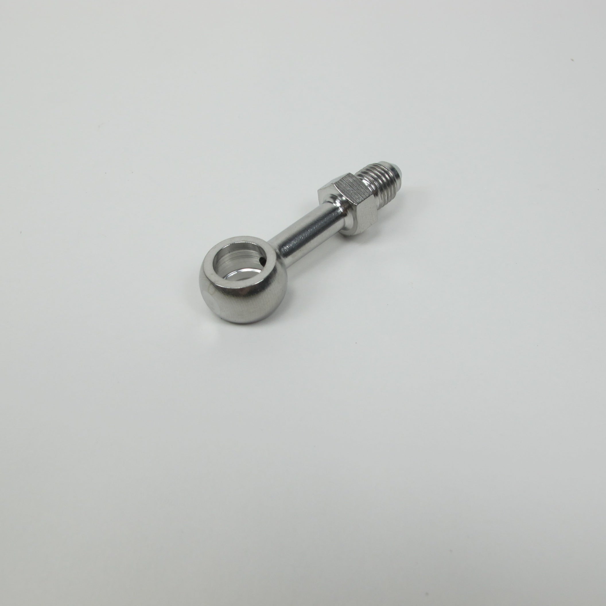 10mm-180° Brake Line Fitting- Chrome