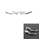 Chrome Adjustable Clutch and Brake Controls Kit for Softail 17-before-1