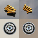 5/16" Titanium Mounting Screws for Brake Rotors-Golden-2