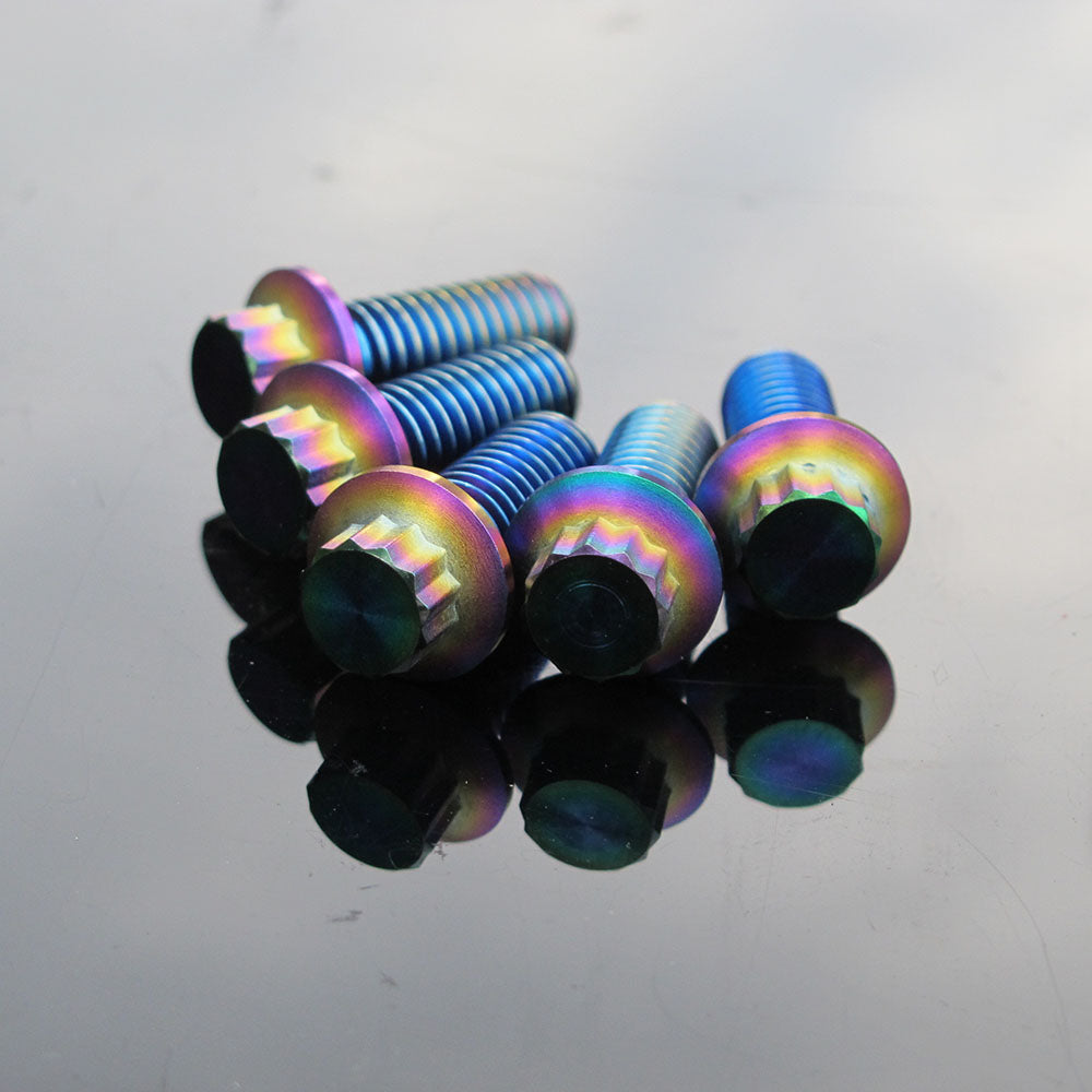 5/16" Titanium Mounting Screws for Brake Rotors-Colorful