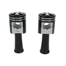 Piston Design -1.0" Risers Kit -4.3" Height- Black-1
