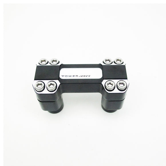 1.0" Risers Kit -Black-2.4" Height- Black