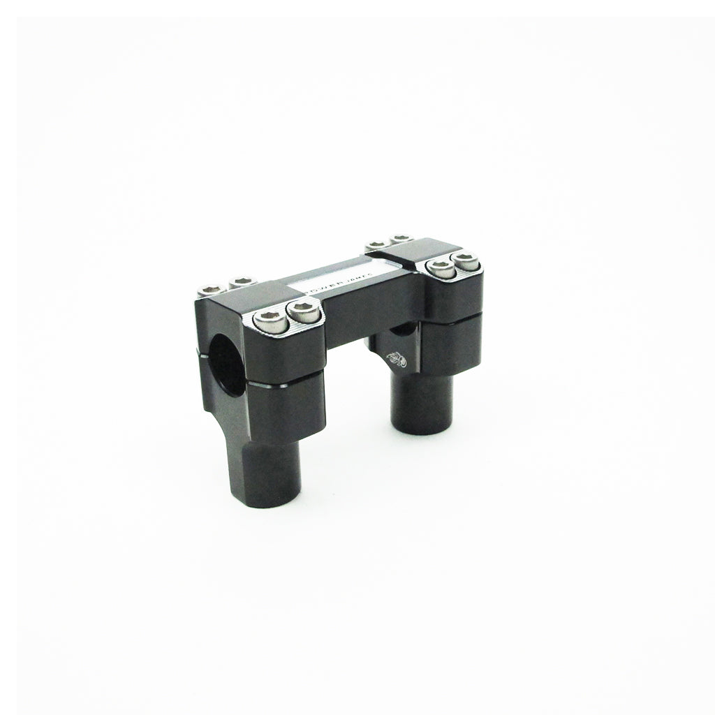 1.0" Risers Kit -Black-2.4" Height- Black