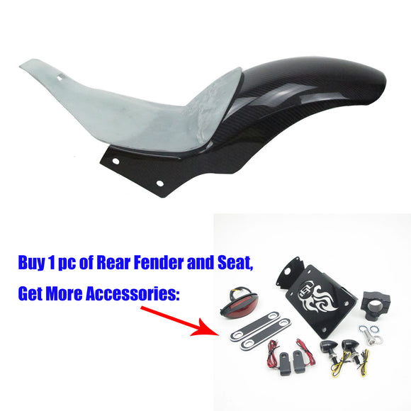 Carbon Fiber 240 Rear Fender for Breakout Fat Boy 2018 Later,packing with license plate