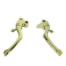 Adjustable Clutch and Brake Controls Kit for Softail 17-before- Gold-3