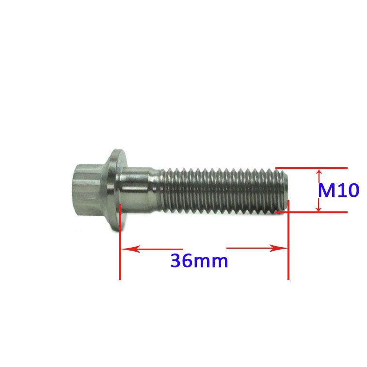 Titanium M10 Bolts for Calipers