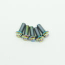 5 PCS 3/8"-16-1.0" 12 Point Rear Brake Rotors Mounting Screws Bolts for Harley-2