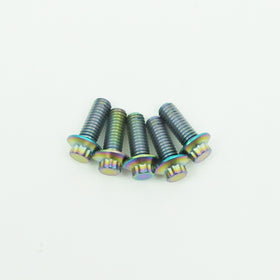 5 PCS 3/8"-16-1.0" 12 Point Rear Brake Rotors Mounting Screws Bolts for Harley - 0