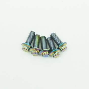 5 PCS 3/8"-16-1.0" 12 Point Rear Brake Rotors Mounting Screws Bolts for Harley - 0