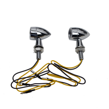 Chrome Rear Mini LED Turn Signals LED Lamp