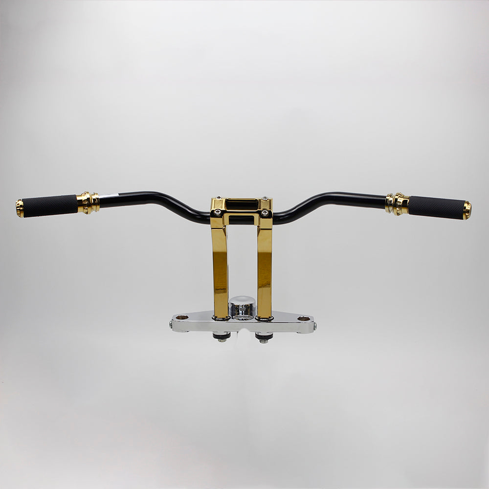 1.0" Drag Bar -3"- Black handlebar - 0