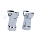 3 1/2" Height Straight Risers for Breakout  Chrome-1