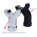 3 1/2" Height Straight Risers for Breakout  Chrome-2