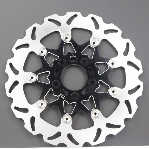 11.8"Black Front Brake Rotor- 9 Spokes