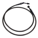 82.7" Smoky Black Braided Hydraulic Clutch Cable for Harley Touring 14-16 Models-1