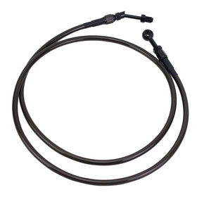 82.7" Smoky Black Braided Hydraulic Clutch Cable for Harley Touring 14-16 Models