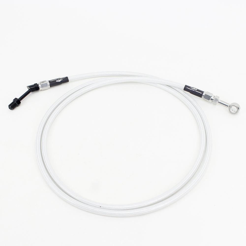 White Silver Pearl 82.7"Hydraulic Clutch Cable for Harley Davidson Touring 14-16 models