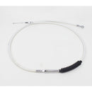 White-Silver Pearl 66.9" Clutch Cables-170cm-3