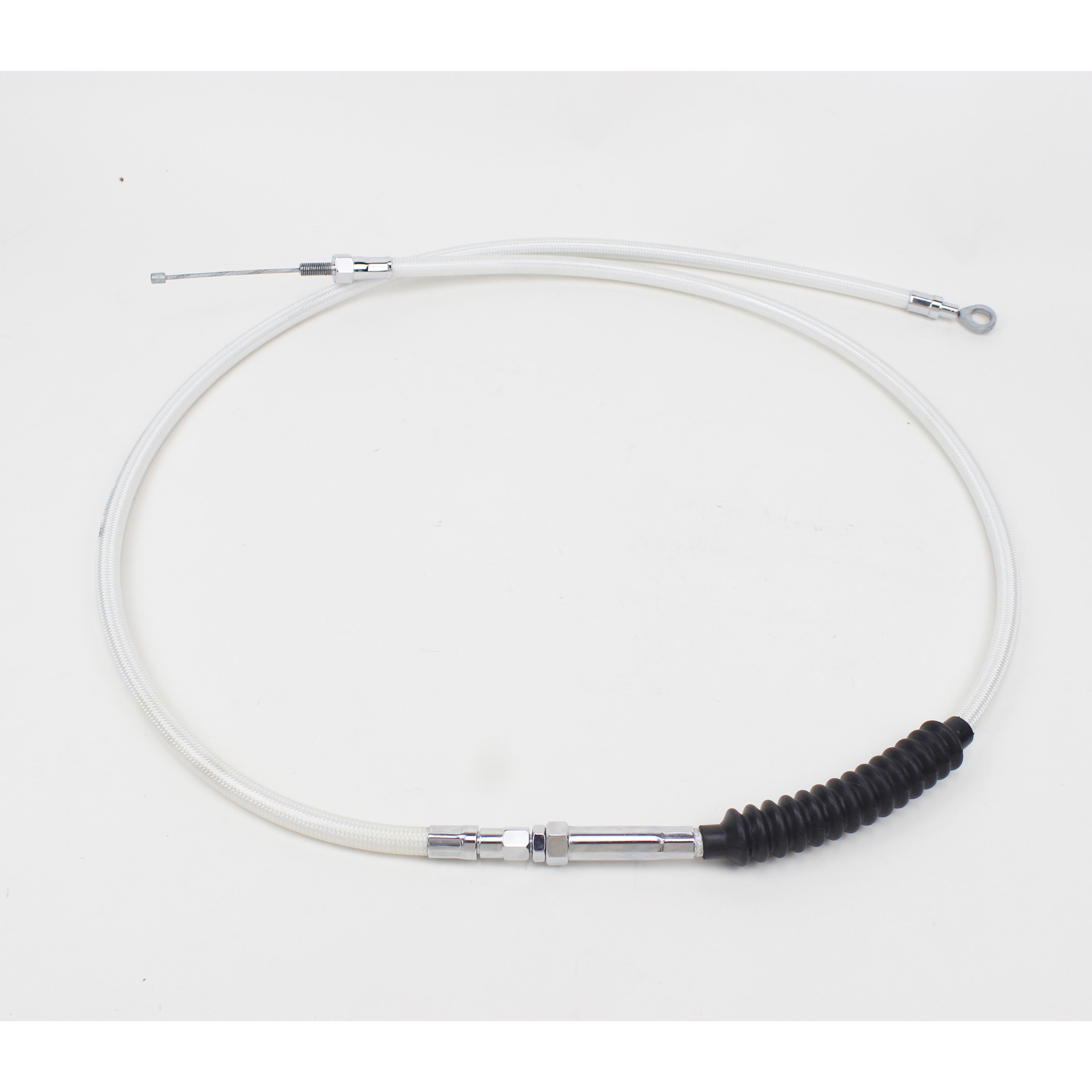 White-Silver Pearl 66.9" Clutch Cables-170cm